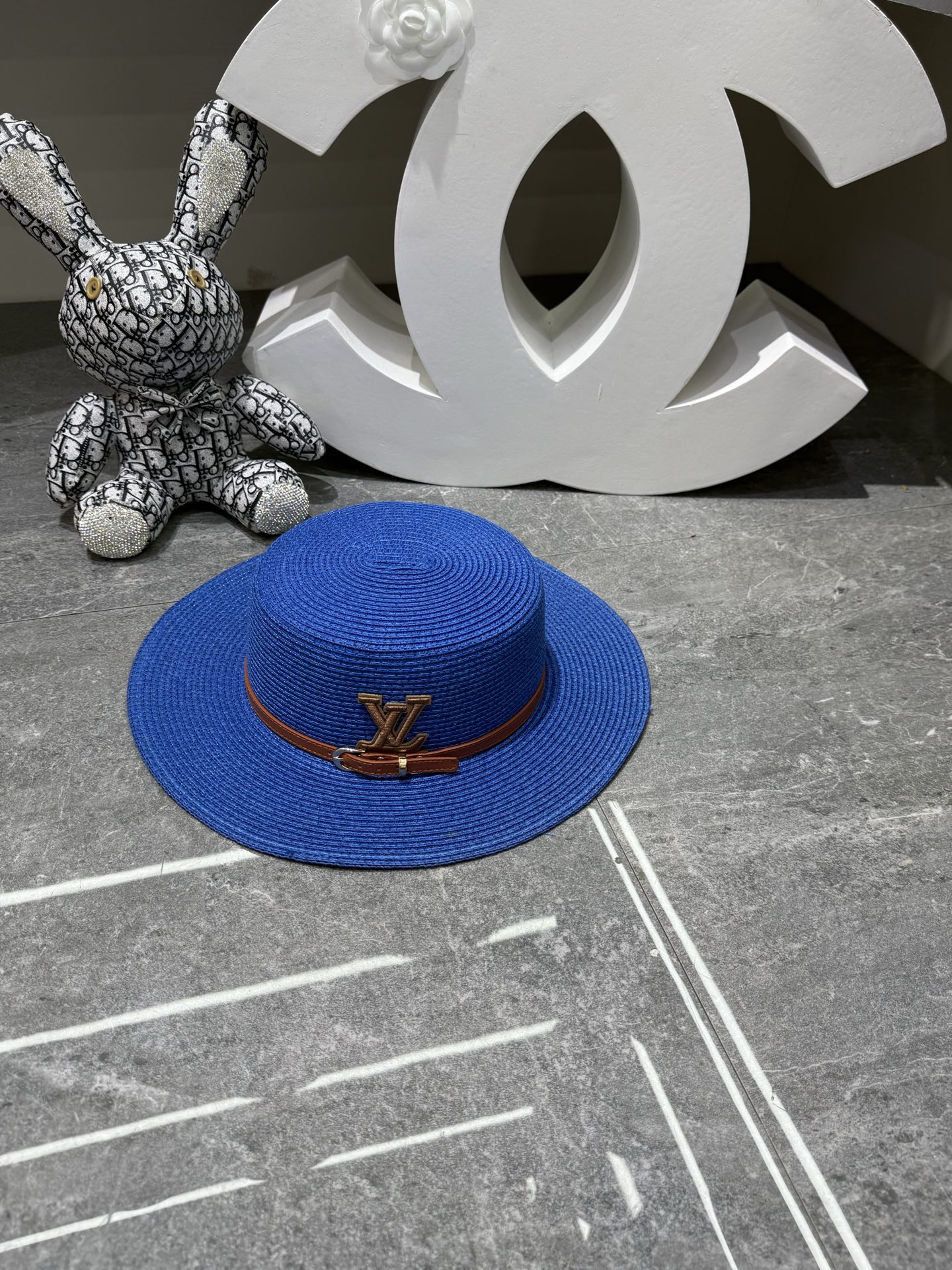 LV Flat-Top Straw Ha - Image 5