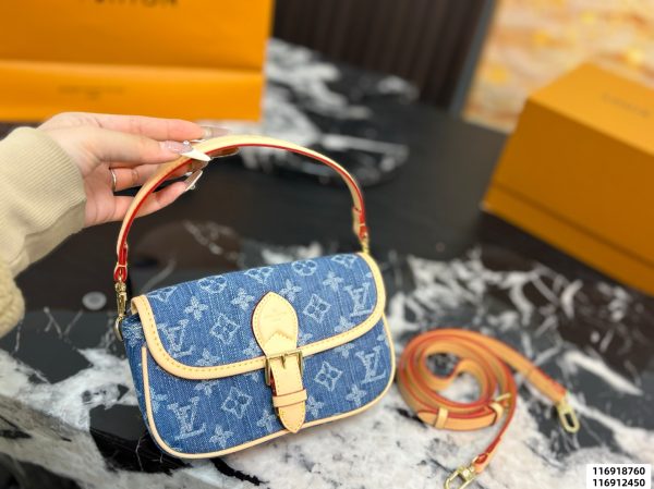 LV Diane Monogram Denim Bag