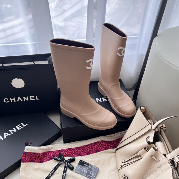Chanel Rain Boots