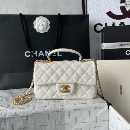 Chanel Top Mini Caviar Bag