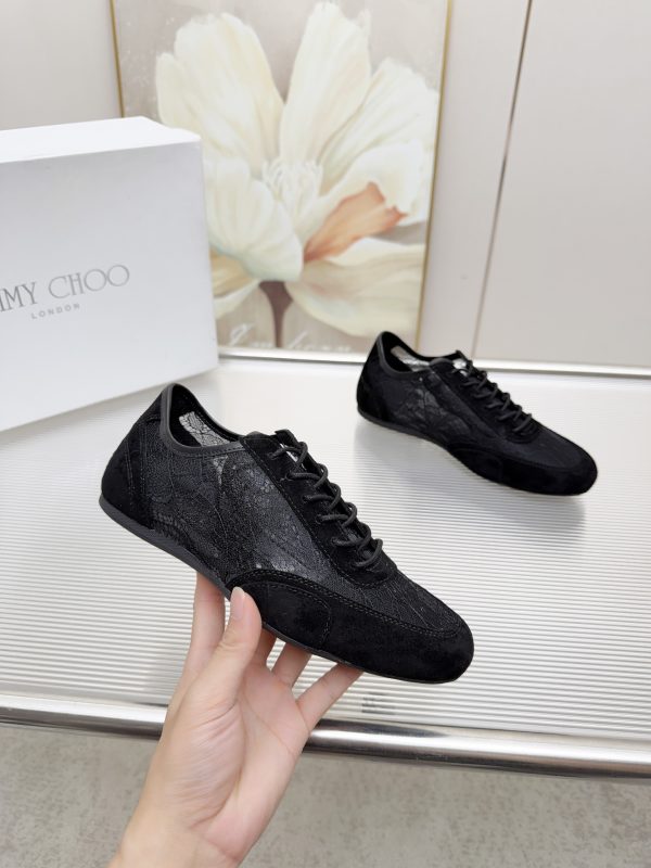 Jimmy Choo Sunny F Lace Sneakers