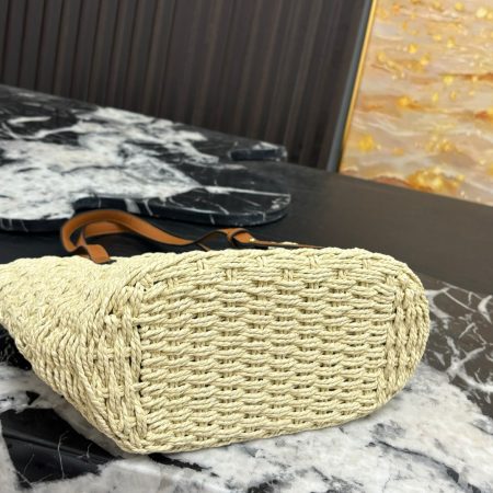 Loewe Anagram Basket Woven Shopping Bag - Image 8