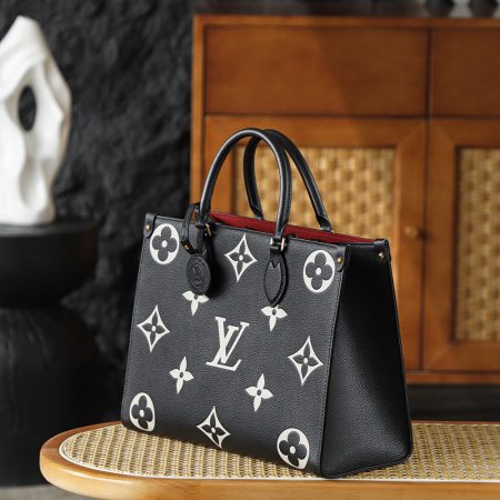 LV OnTheGo MM Bicolor Monogram Empreinte Bag - 10A Mirror Version - Image 2
