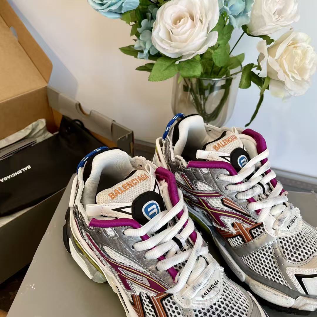 Balenciaga Multicolor Runner Sneakers - Image 6