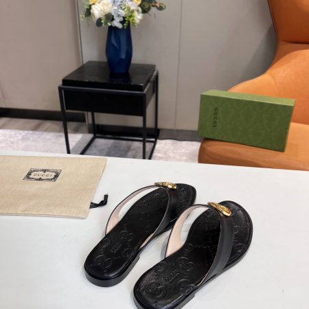 Gucci Interlocking G Thong Sandals - Image 11