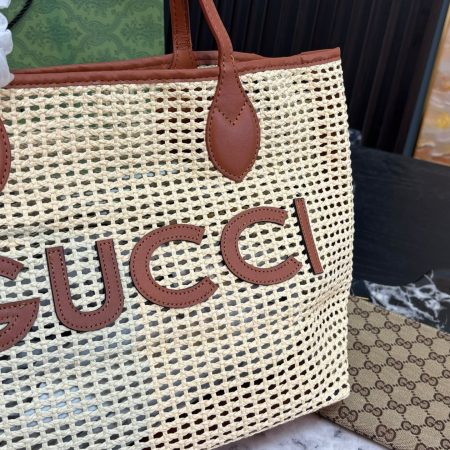 Gucci Straw Bag - Image 4