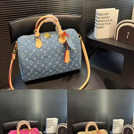 LV Denim Speedy 30 Hand bag