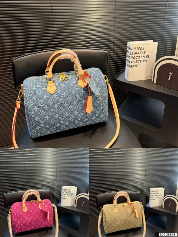 LV Denim Speedy 30 Hand bag