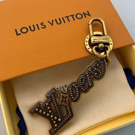 LV Lovers Stud Charm Key Holder