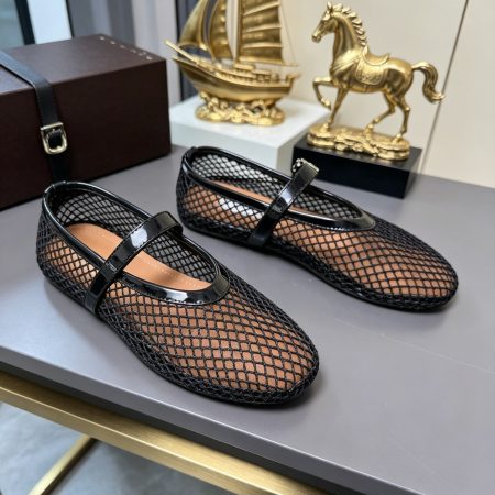 Alaya Flat Ballet Tulle Shoes with Rhinestone Accents - Image 11