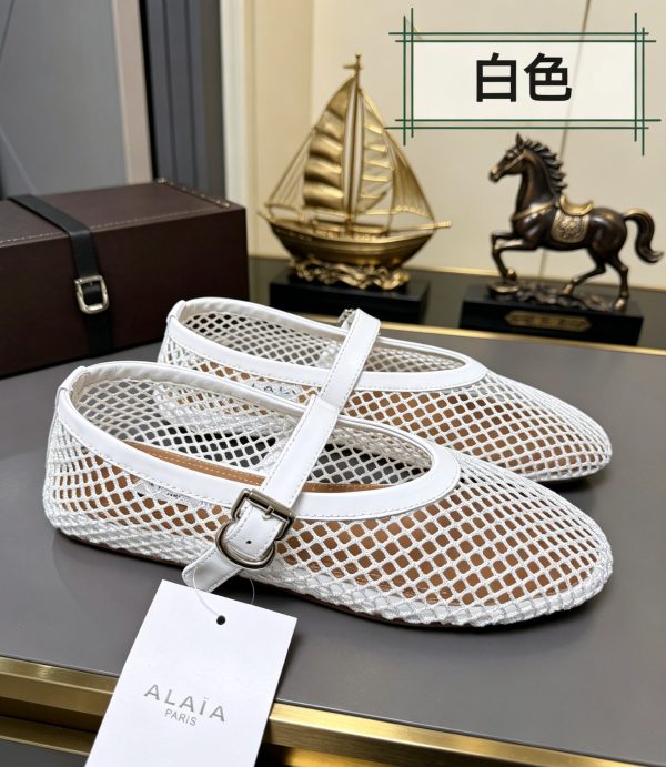 Alaya Flat Ballet Tulle Shoes with Rhinestone Accents