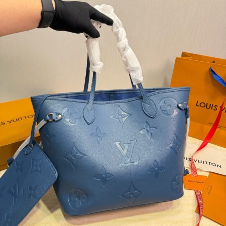 LV Neverfull MM Monogram Empreinte Bag - Image 8
