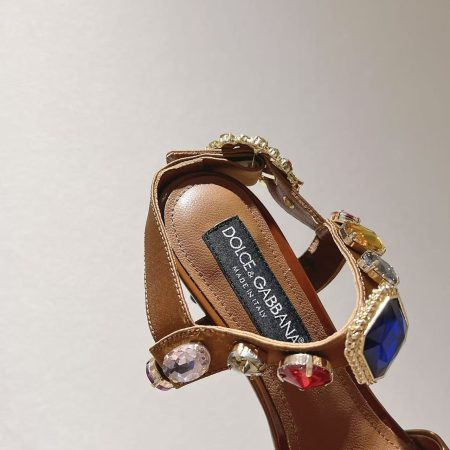 Dolce & Gabbana Straw Sandals - Image 9
