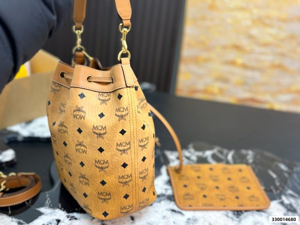 MCM Large Dessau Drawstring Bag
