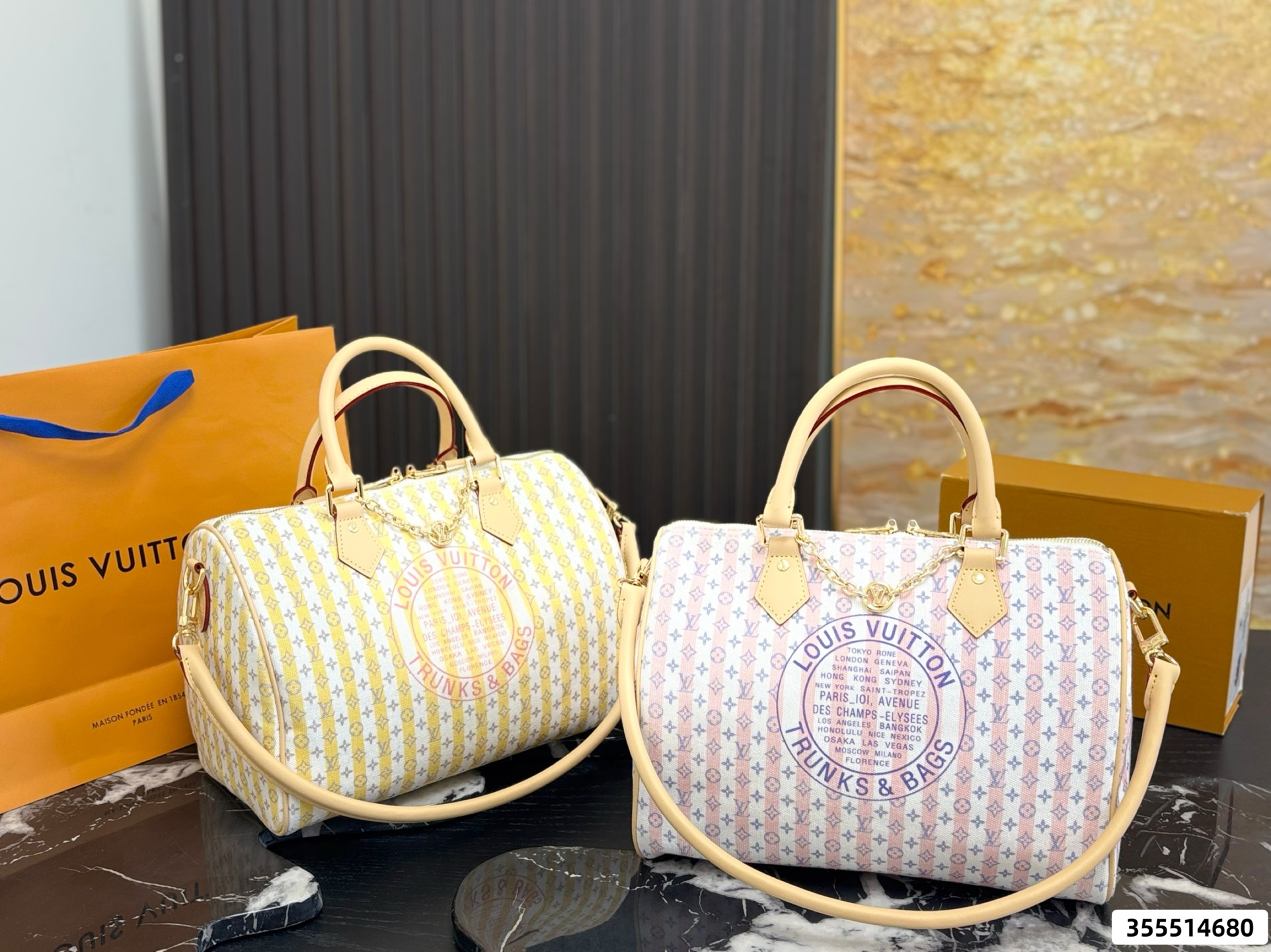 LV Speedy Soft 30 Pillow Case - Image 1