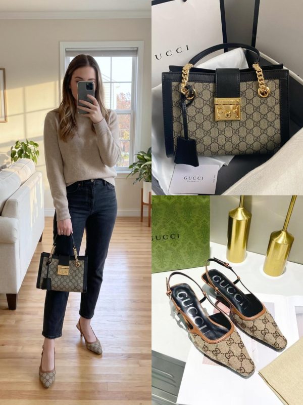 Gucci Shoes & Bag Set