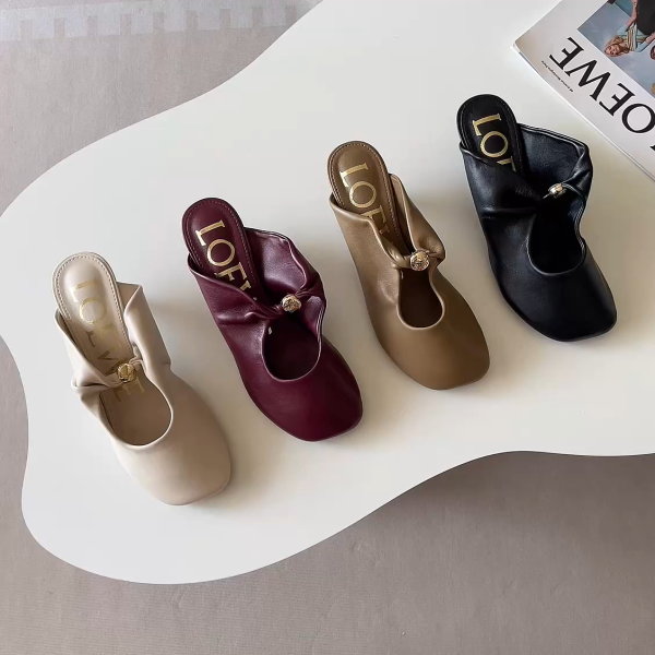 Lowe & Co. Mary Jane Kitten Heel Slippers