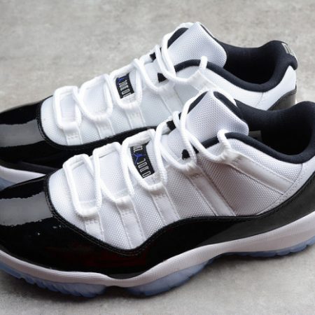 AIR JORDAN 11 RETRO LOW "CONCORD" BLACK/ WHITE mens 528895-153 - Image 8