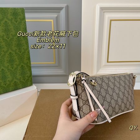 Gucci GG Emblem Small Shoulder Bag - Image 6
