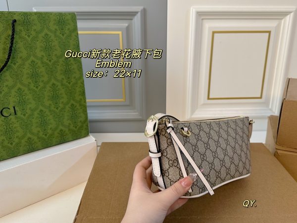 Gucci GG Emblem Small Shoulder Bag