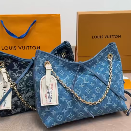 LV Carryall Denim Tote Bag - Image 2