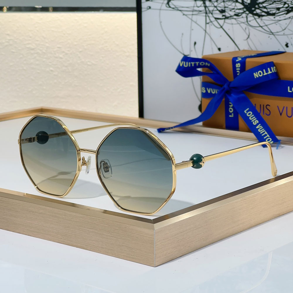 LV  Lrregular Shape Fashion Sunglasses  Top quality - Image 1
