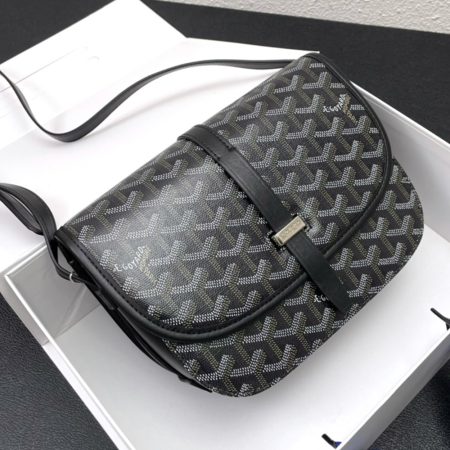 Goyard Belvedere Messenger Small Bag Black / Brown