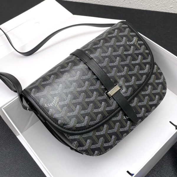 Goyard Belvedere Messenger Small Bag Black / Brown
