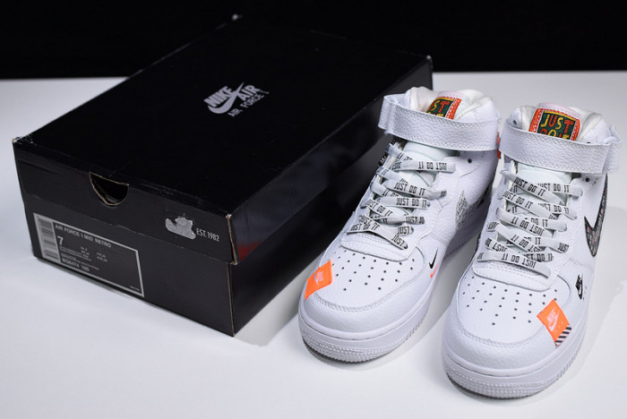 Nike Air Force 1 Mid Just Do It BQ6474-100 - Image 12