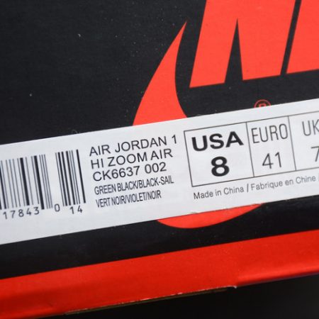 AIR JORDAN 1 HIGH ZOOM RAGE GREEN CK6637- 002 - Image 9