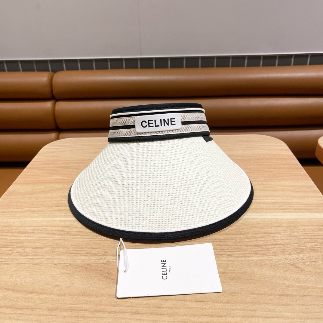 Ceiline  Straw Hat, Letter Hat, Empty Top Hat Sunhat - Image 3