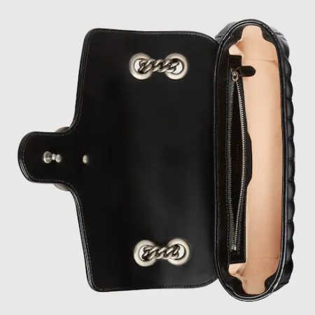 Gucci GG Marmont Small Shoulder Bag Black - Image 6
