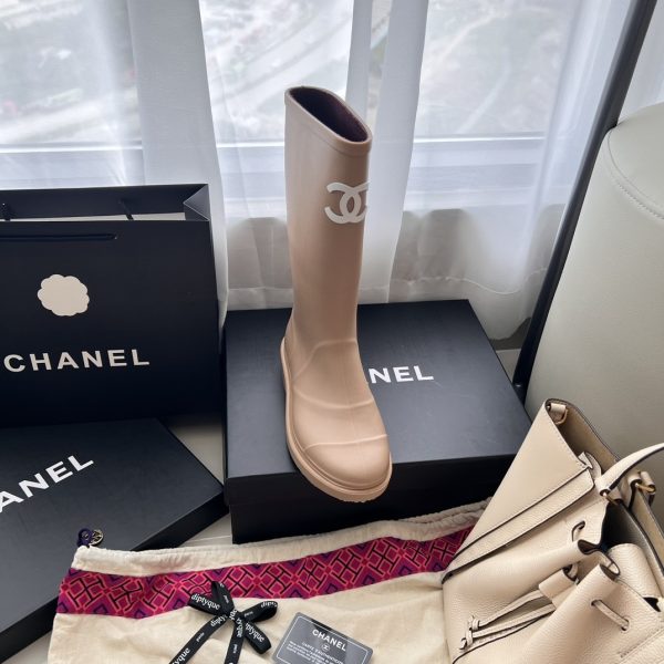 Chanel Rain Boots