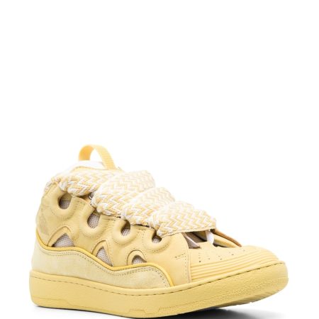Lanvin LEATHER CURB SNEAKERS - Image 2