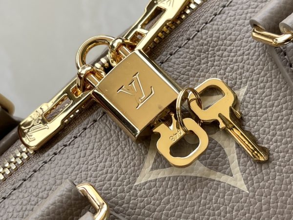 LV Speedy Bandouliere Grey Bag