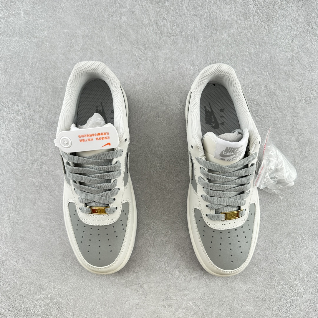 Nike Air Force Fashion White Grey - Image 3