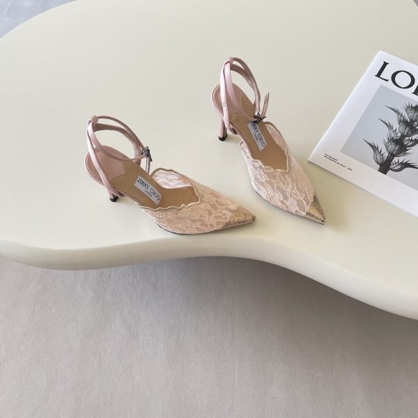 Jimmy Choo Faiz 100 Lace-Up High Heels|