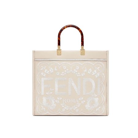 FENDI Sunshine Flower Embroidery Bag Medium