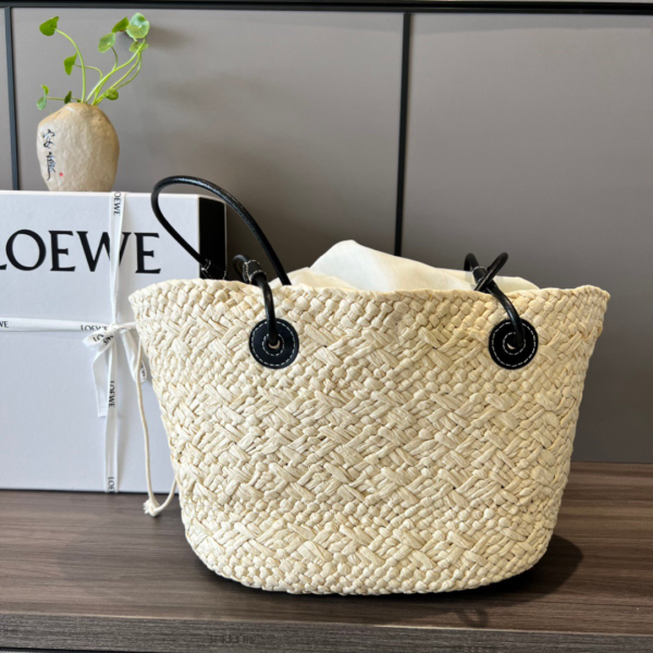 Loewe Anagram Basketa Bag Black