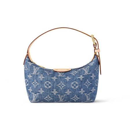 LV HILLS POCHETTE Denim Handbag M82949