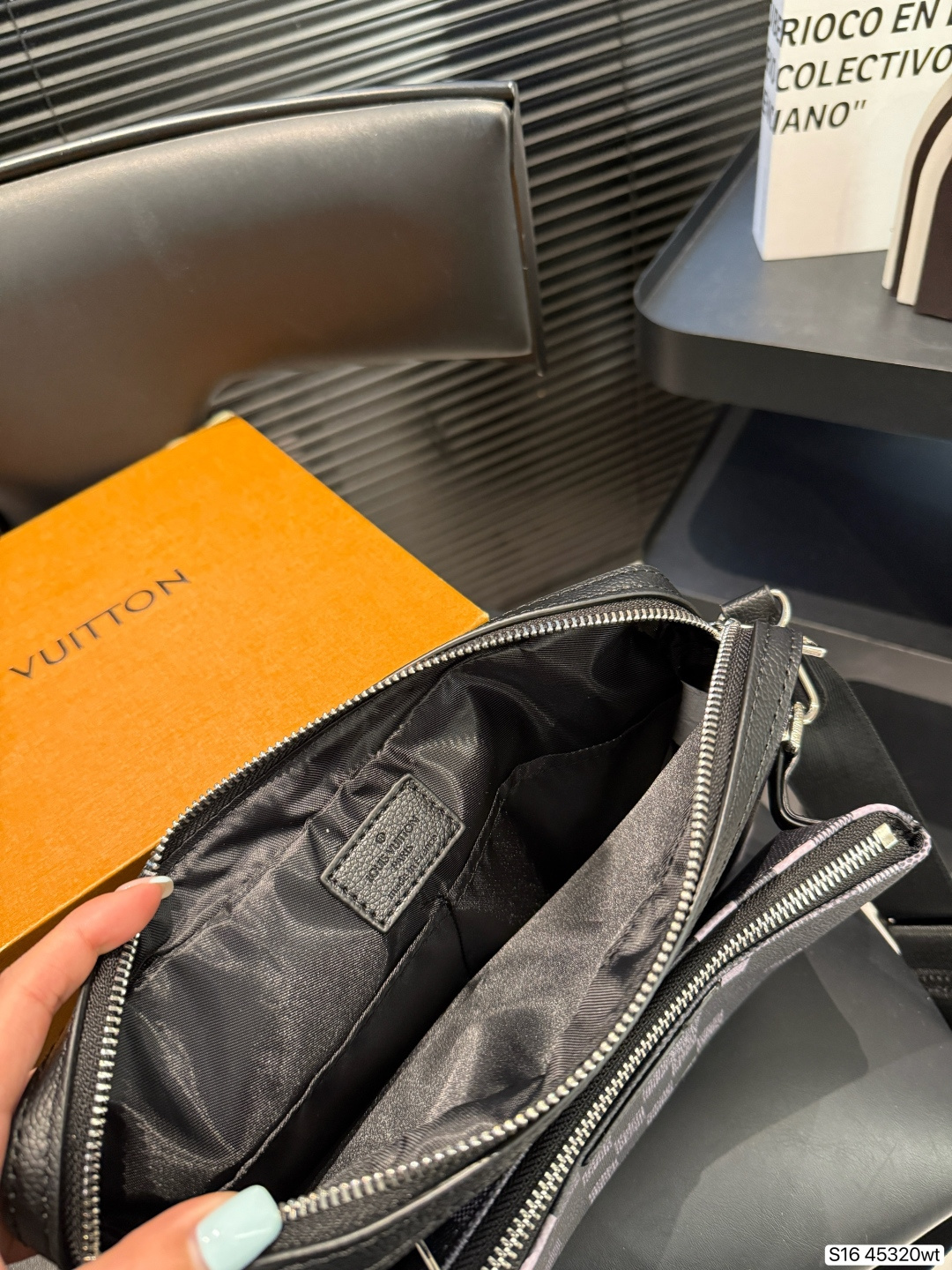 LV Messenger Bag - Image 8