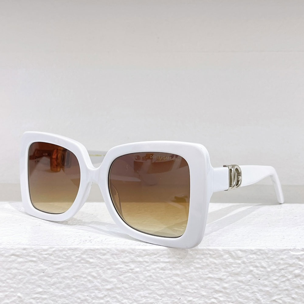 DOLCE & GABBAN DG  Plate frame. Hollow Mirror leg Logo Sunglasses Top quality - Image 4