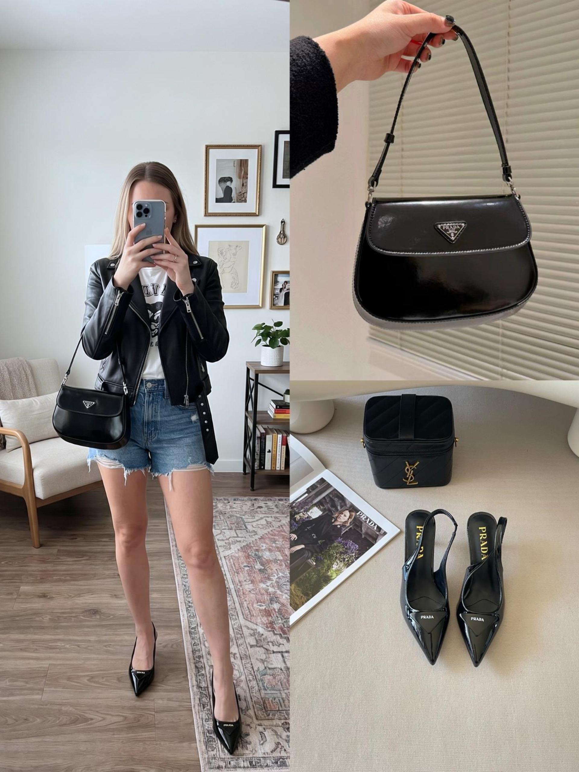 Prada Shoes & Bag Set - Image 1