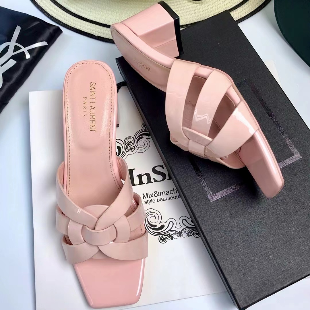 Saint Laurent Nu Pieds Slide Heels - Image 8