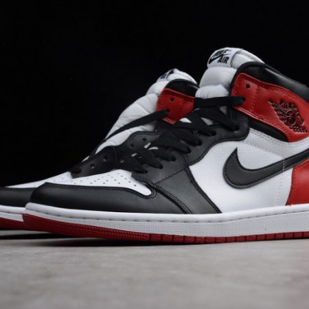 AIR JORDAN 1 High OG Black Toe white/ black-varsity red 555088-125 - Image 14