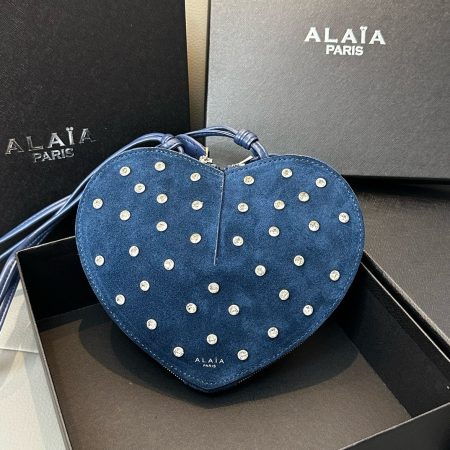 ALaia Diamond Heart Handbag - Image 6