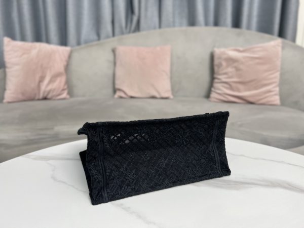 Dior Book Tote Small D-Lace Macrame