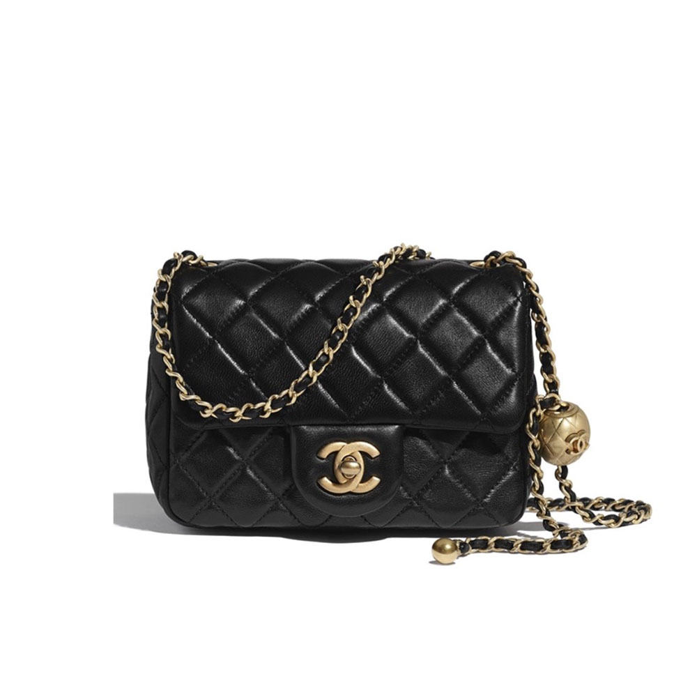 Chanel CF Calfskin Golden Ball 17CM - Image 1