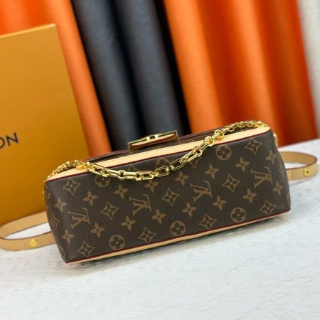LV Smooth Dauphine MM Black Bag - Image 12
