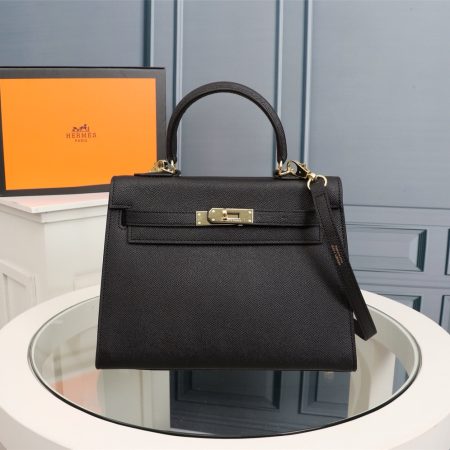 Hermes Kelly Gold Buckle Bag-Epsom - Image 15